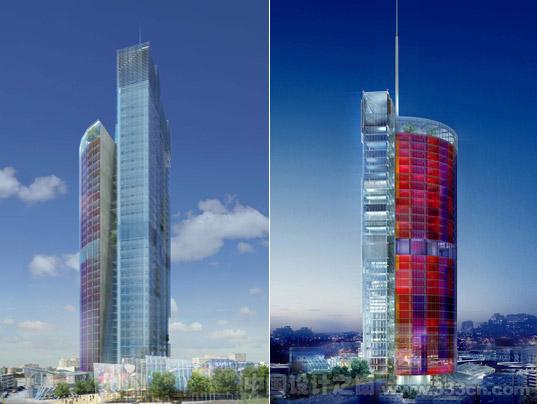 kohinoor tower, perkins eastman, renewable energy, sustainable architecture, green building, skyscraper competition, mumbai green skyscraper
