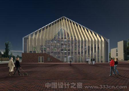 “書山”建筑 荷蘭公共圖書館-圖片2