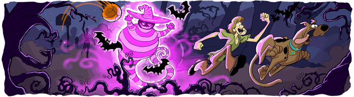 google halloween doodle logo 2010d Googlefʥ(ji)Logop1999~2010