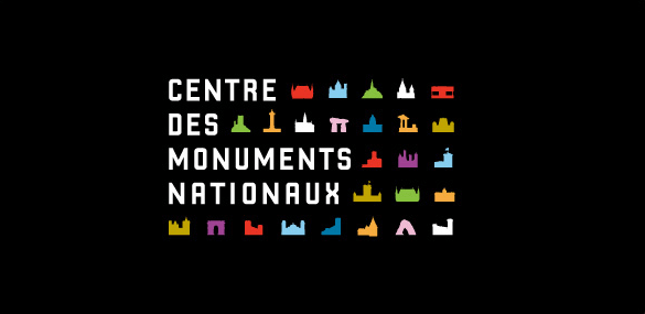 The Centre des monuments nationaux logo a (gu)(gu)zElogo