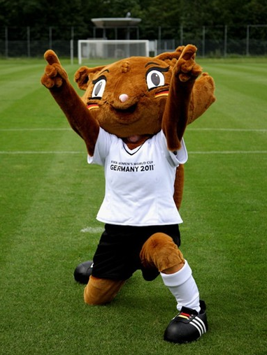 mascot 2011年德國女足世界杯會徽、吉祥物、海報、主辦城市徽標欣賞