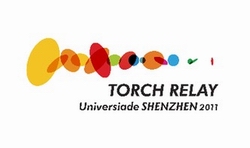 Shenzhen Universide Games Torch Relay logo a \?zhn)f(bio)R3ׂxt