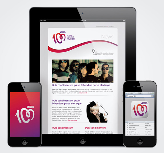 cadena100 ipad ˚_Cadena 100QƷLogo