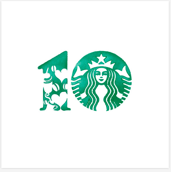 STARBUCKS LOGO 10 ǰͿ10Logo