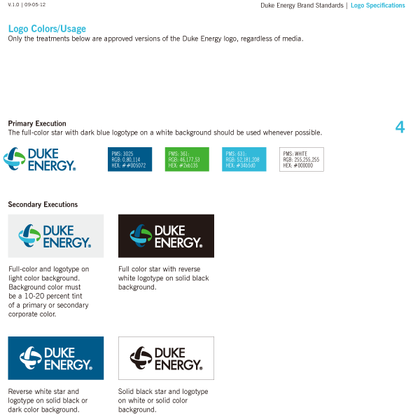 duke energy Logo Standards 4 ˾ſԴLogol(f)