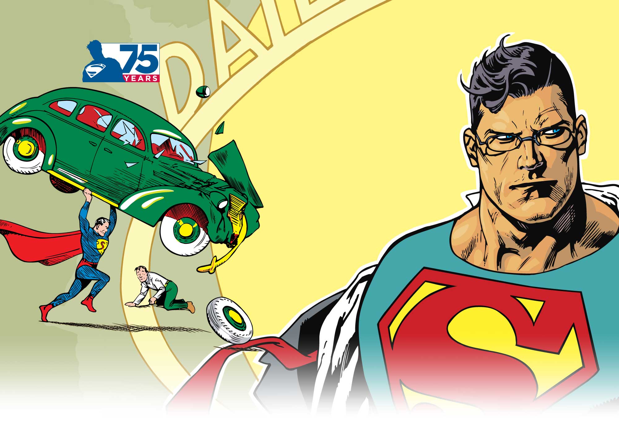 superman 75 logo 2 ־oˡQ75