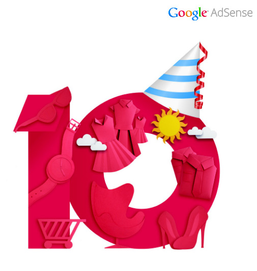 google adsense10years Google AdSenseʮƷ