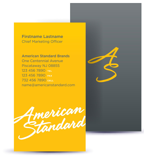 american standard 03 AS business card l(wi)ԡƷAmerican Standard(bio)Logo