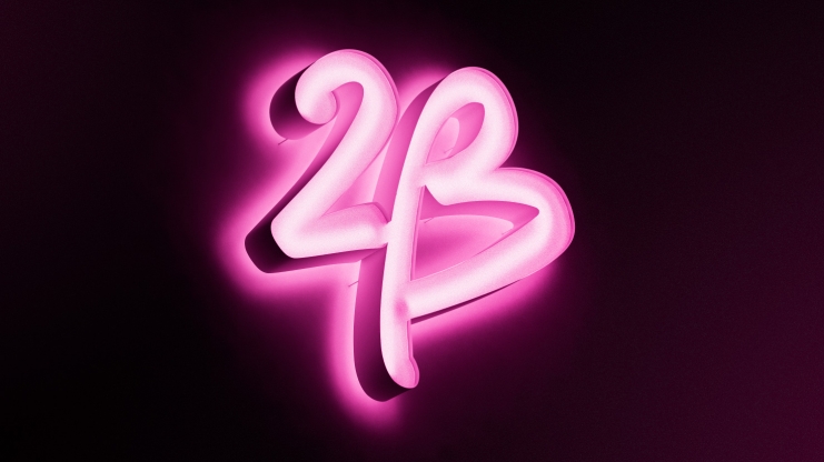 2b bebe logo neon ֪Ůḇ̱Ʒơ2bLogo