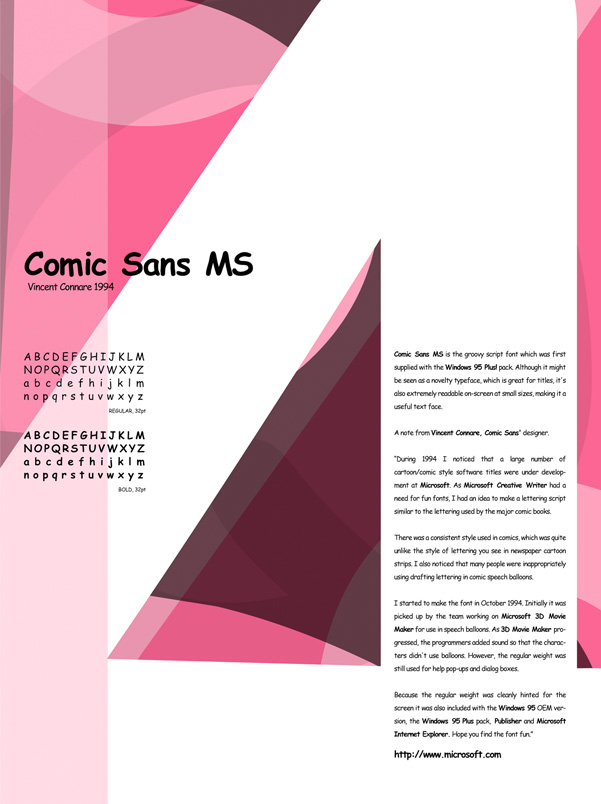 Comic Sans Poster