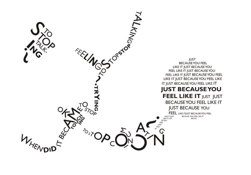 Words form your face