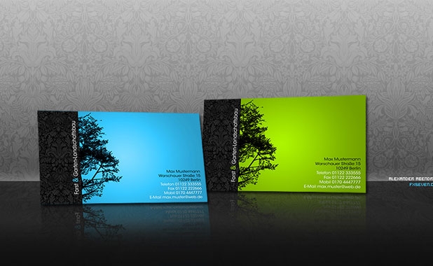 Business Card Wood by fxseven