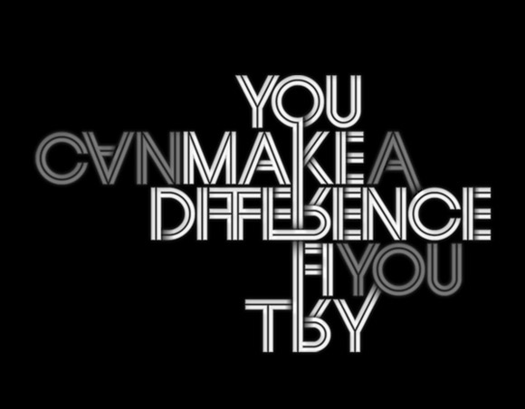 You can make a difference