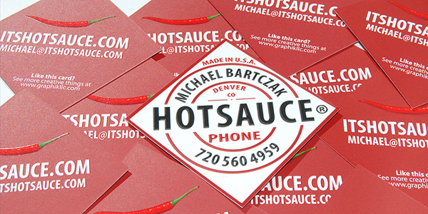 Business Card Hotsauce by Eduardo Andrade