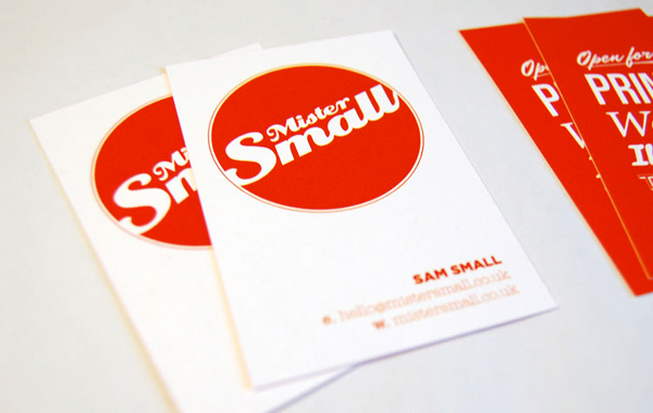 Business Card Mister Small Business Card