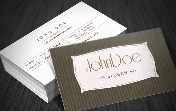 Classic Retro Business Card