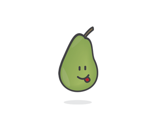 Logo Design: Pears and Grapes