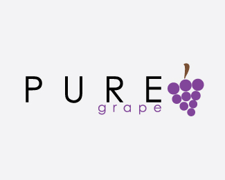 Logo Design: Pears and Grapes