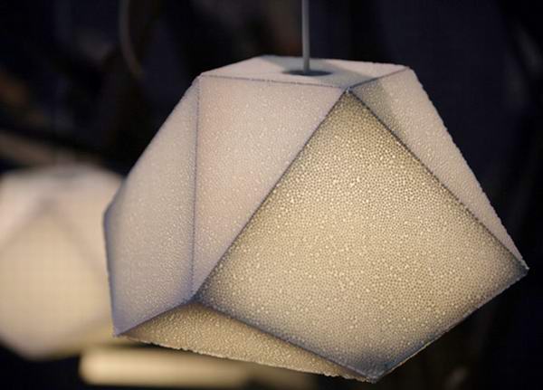flake eps foam lamp