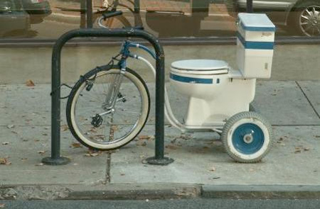 Toilet Bicycle Toilet Bicycle
