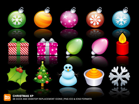 Beautiful Christmas Icon Sets