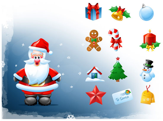 Beautiful Christmas Icon Sets