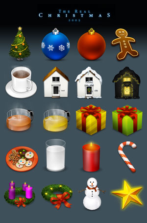 Beautiful Christmas Icon Sets