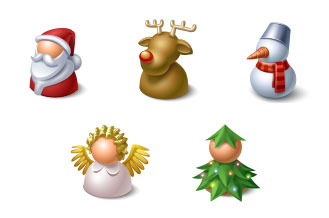 Beautiful Christmas Icon Sets